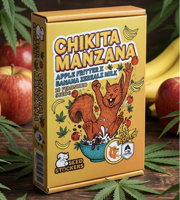 🍏 Chikita Manzana | Limitovaná Semena Konopí | Seedstockers.cz 🐿️